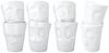 FIFTYEIGHT PRODUCTS Becher Becher ohne Henkel Set 8-tlg. in weiss, 350 ml, Porzellan, Geschenk-Set 8-tlg. Bild 2