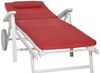 Beautissu Rollliegenauflage Loft RL 200 x 60 x 5 cm Rot Bild 3