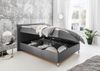 Home affaire Boxbett Fergus inkl. Bettkasten und Topper, Breite 120cm, mit Metallfuß in Chromoptik Bild 3