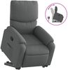 vidaXL Relaxsessel mit Aufstehhilfe Dunkelgrau Stoff 3204825 Bild 2