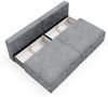 Sofa 3-Sitzer mit Schlaffunktion NATALIA XS in Stoff Tilia Grau Bild 4
