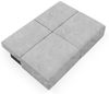 Sofa 3-Sitzer mit Schlaffunktion NATALIA XS in Stoff Tilia Grau Bild 5