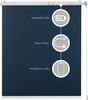 Lichtblick Sonnenschutzsysteme GmbH Bluetooth-Rollo Palermo 65 cm x 190 cm (BxL) midnight blue Verdunkelnd & Thermofuntion; Klemm- und schraubbar; Motor per App oder manuell steuerbar Bild 3