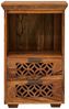 Nachttisch Mira 45x60x40 aus indischem Sheesham-Massivholz Bild 1