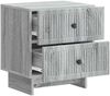 vidaXL Nachttisch Graues Sonoma 43 x 34,5 x 47,5 cm Holzwerkstoff 893847 Bild 3