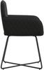 vidaXL Esszimmerstühle 4 pcs Samt (V) Schwarz 59 x 56,5 x 86 cm 3428214 Bild 4