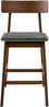 Set mit 2 Barstühlen ISANTI Holz Dunkelbraun Grün Bild 5