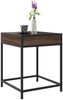 vidaXL Couchtisch mit Infinity-LED Braun Eichen-Optik 40x40x51 cm 847676 Bild 5