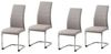 HTI-Living Freischwinger Schwingstuhl SallyC PU Cappuccino (Set, 4 St), Freischwinger Esszimmerstuhl Kunstleder Bild 2