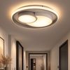 LED Deckenlampe, grau weiß, 3 Stufen Dimmer, D 50 cm Bild 3