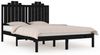 vidaXL Massivholzbett Schwarz Kiefer 140x190 cm [3103762] Bild 2