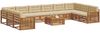 vidaXL Sofagarnituren 11 pcs Natur und Beige Massivholz Akazie 3374248 Bild 3