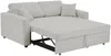 Vente-unique - INIZOR Sofa Stoff Beige - B 101 cm x H 85 cm x L 168 cm Bild 5