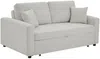 Vente-unique - INIZOR Sofa Stoff Beige - B 101 cm x H 85 cm x L 168 cm Bild 4