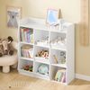 SoBuy KMB120-W Kinderregal, MDF, Lackiert, Weiß, 95 x 105 x 34 cm Bild 5
