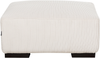 Ottomane LUNGO Cord Cremeweiß Bild 5