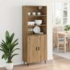 vidaXL Highboard Artisan-Eiche 69,5 x 34 x 180 cm 3415913 Bild 4