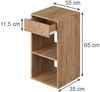 Nachttisch Dany Goldkraft Eiche 35 x 65 cm mit 1 Schublade Vicco Bild 2
