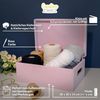 Creative Deco Aufbewahrungsbox mit Deckel 30x20x14 cm (1cm) Bild 3
