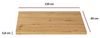 Küchen Arbeitsplatte 110cm 38 mm Küchenzeile Küchenblock Eiche Artisan Eko Stilo Bild 5