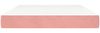 vidaXL Taschenfederkernmatratze Mittel Rosa 140x190x20 cm Samt 347793 Bild 3