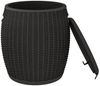 vidaXL 4-in-1 Gartenbox Schwarz Polypropylen Bild 4