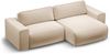 Micadoni Ecksofa Victor 3-Sitzer Rechts Samt Nude Bild 3