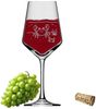 eXODA Weinglas Gravur Krebs mit Baby - 350ml spülmaschinenfest, 1-tlg, Glas, Atemberaubende Darstellung Bild 3
