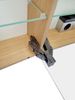 Badezimmermöbel-Set Eiche-Dekor Spiegelschrank Waschtisch Badschrank mit Füßen V-90.59F-03 Bild 5