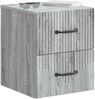 vidaXL Wandmontierter Nachttisch Graues Sonoma 34,5 x 33 x 40 cm 898987 Bild 2