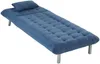 Vente-unique - Chaiselongue Schlafsofa - Stoff - Blau - HORNET Bild 4