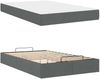 vidaXL Bettgestell mit Matratze 2 pcs Dunkelgrau Stoff 3399474 Bild 5
