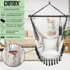 DETEX® Hängesessel mit Kissen und Flaschenhalter creme Bild 3
