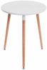 TPFLiving Küchentisch Amily - Esstisch für Küche, Esszimmer, Balkon, Terrasse (Kleiner Tisch mit stabiler MDF-Tischplatte - Durchmesser: 60 cm, 1-St, Stabiler Esszimmertisch mit solidem 3-Fuß-Gestell aus Buchenholz), Maße (BxLxH): 60 x 60 x 75cm - Gewi... Bild 5
