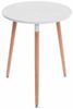 TPFLiving Küchentisch Amily - Esstisch für Küche, Esszimmer, Balkon, Terrasse (Kleiner Tisch mit stabiler MDF-Tischplatte - Durchmesser: 60 cm, 1-St, Stabiler Esszimmertisch mit solidem 3-Fuß-Gestell aus Buchenholz), Maße (BxLxH): 60 x 60 x 75cm - Gewi... Bild 4