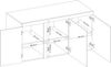 AX LIVING Sideboard Wohnzimmer Spacoro 3T – Modern in Weiß/Beton Bild 5