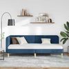 vidaXL Eckbettgestell Blau 80 x 200 cm Stoff 42016560 Bild 4