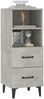 Sideboard, Kommode Betongrau 34,5x34x90 cm Holzwerkstoff j1178p Bild 4