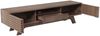 Merax TV-Schrank mit einer Schublade und zwei Türen, TV-Möbel, TV-Panel, TV-Lowboard, TV-Schrank. Einzigartiges Design, Vintage-Holzfarbe Bild 5
