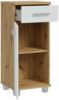 Badkommode >Veris < in grau,braun - 40,2x90,8x34,8cm (BxHxT) Bild 5