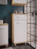 Badkommode >Veris < in grau,braun - 40,2x90,8x34,8cm (BxHxT) Bild 2