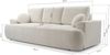 Selsey 'Barletto' 3-Sitzer-Sofa mit Schlaffunktion und Stauraum, Bouclé, Creme Bild 5