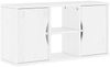 vidaXL TV-Schrank ODDA Weiß 79x24x40 cm Massivholz Kiefer 4103604 Bild 2