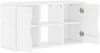 vidaXL TV-Schrank ODDA Weiß 79x24x40 cm Massivholz Kiefer 4103604 Bild 5