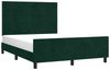 Doppelbett, Bettgestell Modernen ohne Matratze Dunkelgrün 140x200 cm Samt d2363e Bild 3