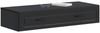 vidaXL Wandmontierter Beistelltisch Schwarz 87,5 x 34,5 x 17 cm 899346 Bild 2