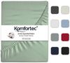 Komfortec Spannbettlaken Jersey Spannbettuch, 90x200, 140x200, 160x200, 180x200 oder 200x200 cm, 100% Baumwolle (135 g/m), Gummizug: Rundum, (1 Stück), OEKO-TEX® Standard 100 Zertifisiert, für Matratzen bis 25 cm Höhe Bild 5