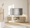 Selsey 'Neksto' TV-Lowboard mit 2 Schubladen, Eichenholzoptik, 50 x 170 x 40 cm Bild 2