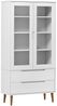 vidaXL Vitrinenschrank MOLDE Weiß 90x35x175 cm Massivholz Kiefer 350544 Bild 2