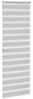 vidaXL Doppelrollo Hellgrau 75x200 cm Stoffbreite 70,9 cm Polyester 4014464 Bild 4